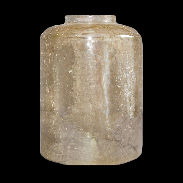 حباب استوانه کوتاه چرمی عسلی